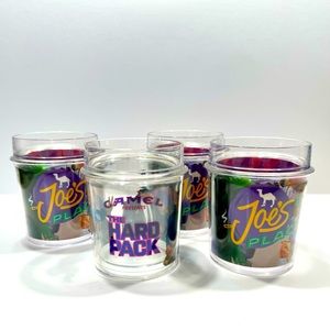 CAMEL JOES SET OF 4 PLASTIC CUPS 1994
